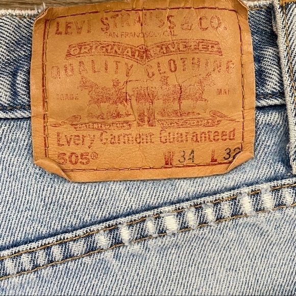 Levi’s Vintage 505 Regular Fit Straight Leg Denim Jeans - Picture 8 of 14